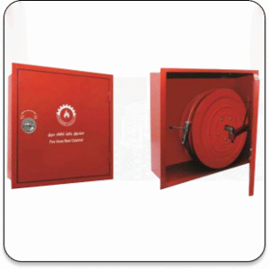 Fire Hose Reel Cabinet with Extinguisher Inside Wall
