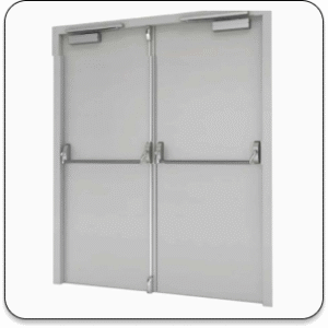 Fire Exit Double Door
